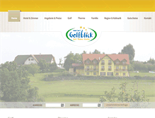 Tablet Screenshot of hotel-golfblick.at